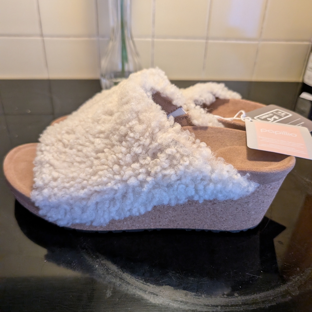 Papillio Cream Mules Stylish Clogs